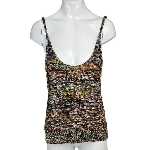 Aritzia Tops - Aritzia Wilfred Le Fou Knit Wool Ganpi Cross Back Tank Size Medium